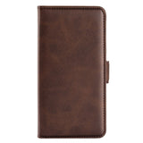 Samsung Galaxy M52 (5G) Soft Leather Wallet Case - Dark brown