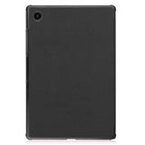 Samsung Galaxy Tab A8 10.5" Tri-Fold Leather Case - Black