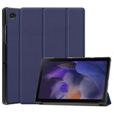 Samsung Galaxy Tab A8 10.5" Tri-Fold Leather Case - Blue