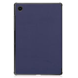 Samsung Galaxy Tab A8 10.5" Tri-Fold Leather Case - Blue