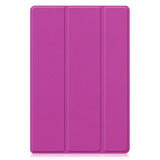 Samsung Galaxy Tab A8 10.5" Tri-Fold Leather Case - Purple