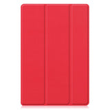 Samsung Galaxy Tab A8 10.5" Tri-Fold Leather Case - Red