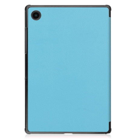 Samsung Galaxy Tab A8 10.5" Tri-Fold Leather Case - Light Blue