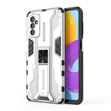 Samsung Galaxy M52 (5G) Tough Case w. Kickstand - Silver