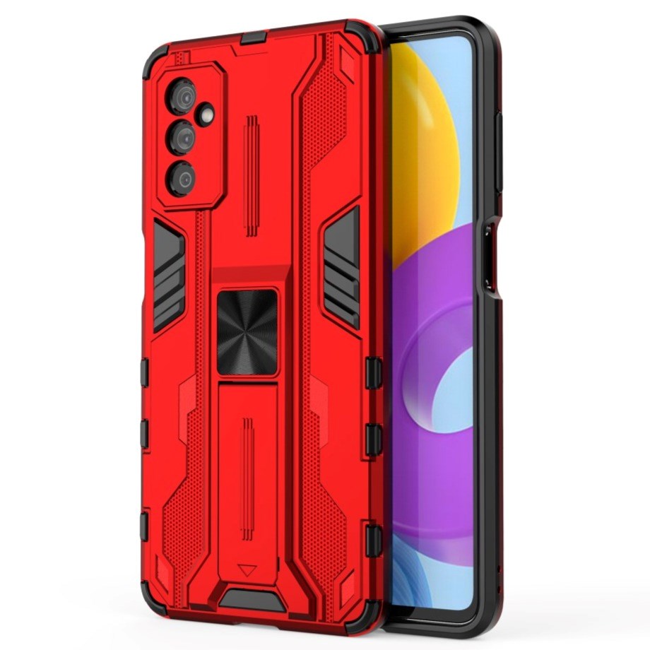 Samsung Galaxy M52 (5G) Tough Case w. Kickstand - Red