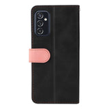 Samsung Galaxy M52 (5G) Two-Colour Leather Wallet Case - Pink / Black