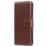 EIDERWOOD Samsung Galaxy S22+ (Plus) Faux Leather Flip Case with Cardholder & Stand Function - Brown