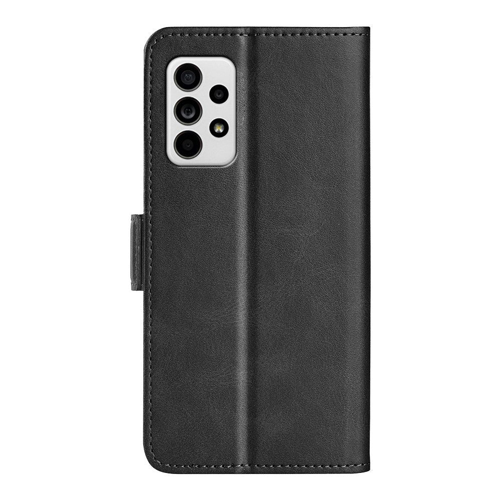 Samsung Galaxy A33 (5G) Neutral Leather Wallet Case - Black