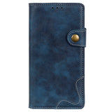 Samsung Galaxy A04s / A13 (5G) Leather Wallet Case & S-shaped Texture - Blue