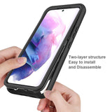 Samsung Galaxy S22 Acrylic Combo Case Transparent / Black