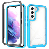 Samsung Galaxy S22 Acrylic Combo Case Transparent / Turquoise