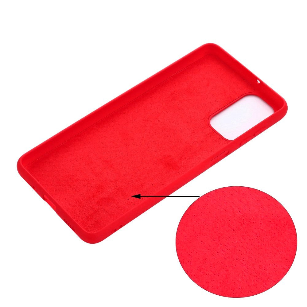 Samsung Galaxy M52 (5G) Liquid Silicone Case - Red