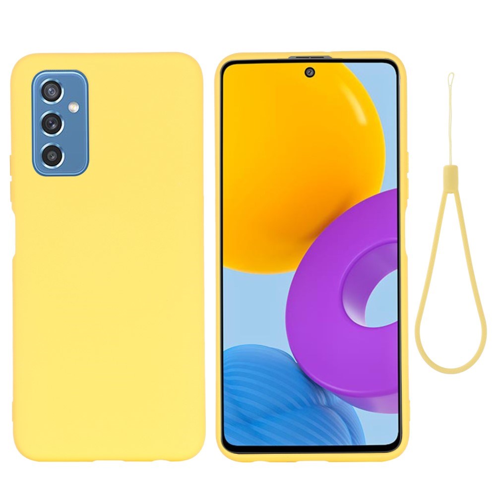 Samsung Galaxy M52 (5G) Liquid Silicone Case - Yellow