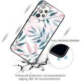 Samsung Galaxy A53 (5G) Plastic Case w. Glass Back - Leaves