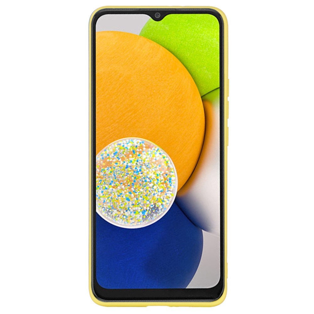 Samsung Galaxy A03 Liquid Silicone Case - Yellow