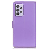 Samsung Galaxy A73 (5G) Leather Wallet Case - Purple