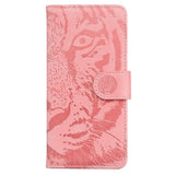 Samsung Galaxy A53 (5G) Leather Wallet Case - Tiger Print - Pink