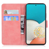 Samsung Galaxy A53 (5G) Leather Wallet Case - Tiger Print - Pink