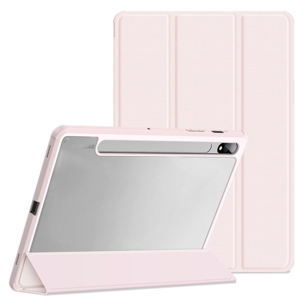 Samsung Galaxy Tab S8 / S7 Shockproof Case w. Penholder - DUX DUCIS TOBY Series - Pink