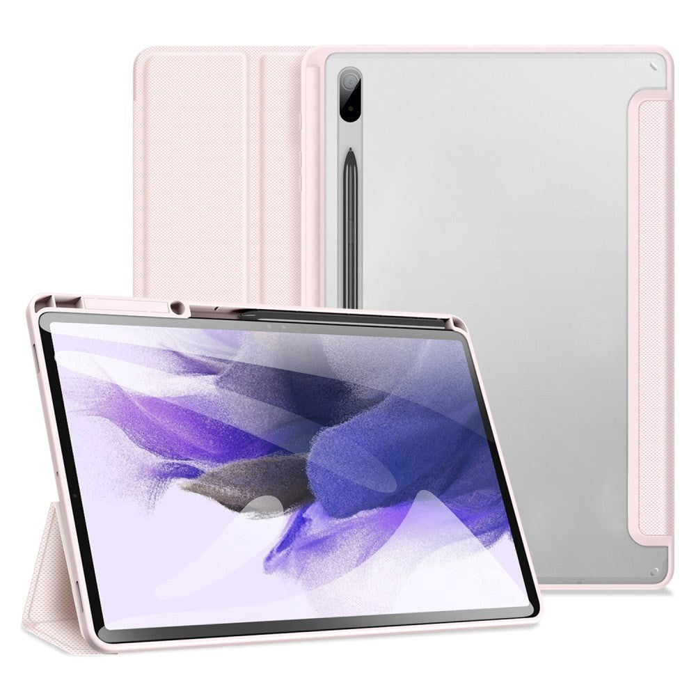 Samsung Galaxy Tab S8 Plus / S7 Plus 12.4" Shockproof Case w. Penholder - DUX DUCIS TOBY Series - Pink