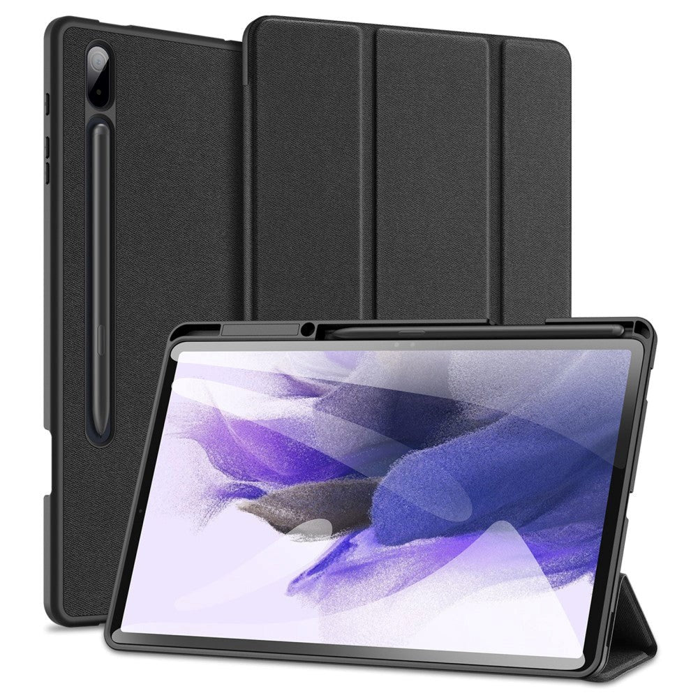 Samsung Galaxy Tab S8 Plus / S7 Plus 12.4" DUX DUCIS DOMO Series Case w. Pen Holder - Black