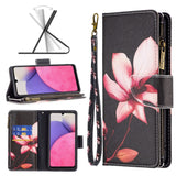 Samsung Galaxy A33 (5G) Leather Case w. Large Wallet - Flower