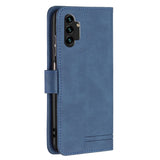 Samsung Galaxy A13 (4G) Binfin Soft Leather Wallet Case - Blue