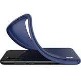 IMAK Samsung Galaxy S22 Plus Flexible Plastic Case - Blue