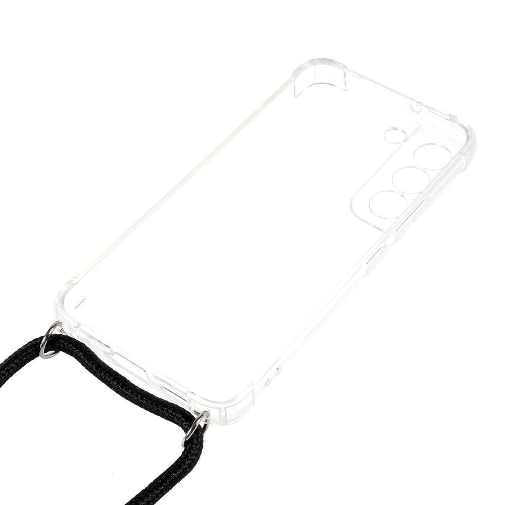 Samsung Galaxy S22+ (Plus) Flexible Plastic Case w. Hand Strap - Transparant