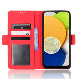 Samsung Galaxy A03 Soft leather Wallet Case - Pure Red