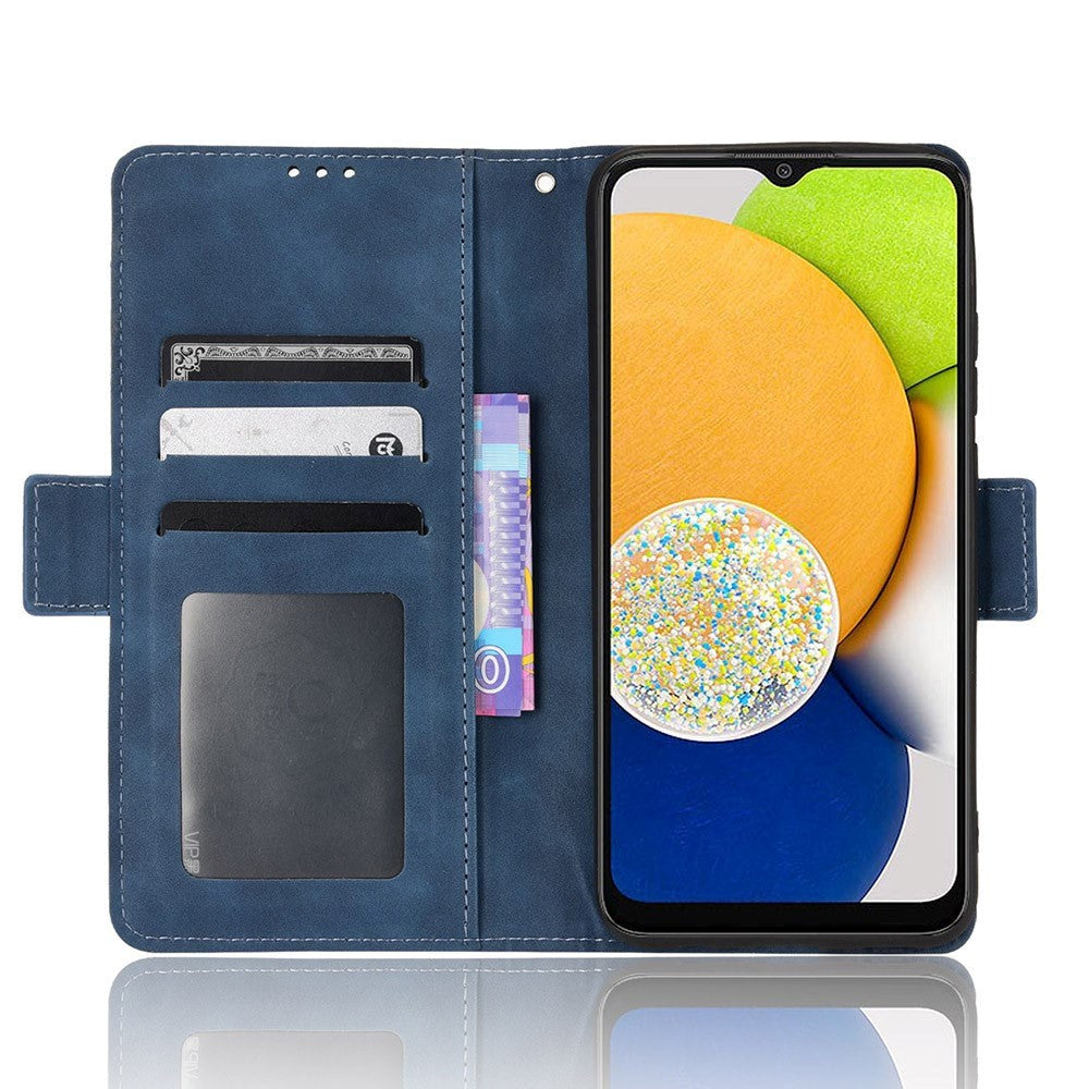 Samsung Galaxy A03 Soft leather Wallet Case - Blue