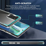 Samsung Galaxy Note 20 Crystal Clear Hybrid Plastic Case - Transparent