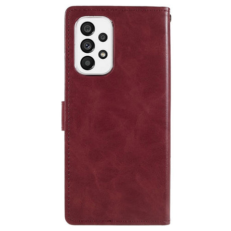 Samsung Galaxy A73 (5G) GOOSPERY Blue Moon Leather Wallet Case - Brown