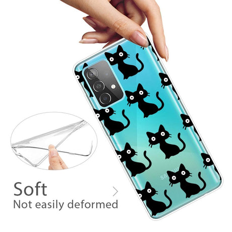 Samsung Galaxy A23 / A23 (5G) Flexible Cover in TPU Plastic - Cat