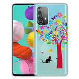 Samsung Galaxy A23 / A23 (5G) Flexible Cover in TPU Plastic - Cat and Tree