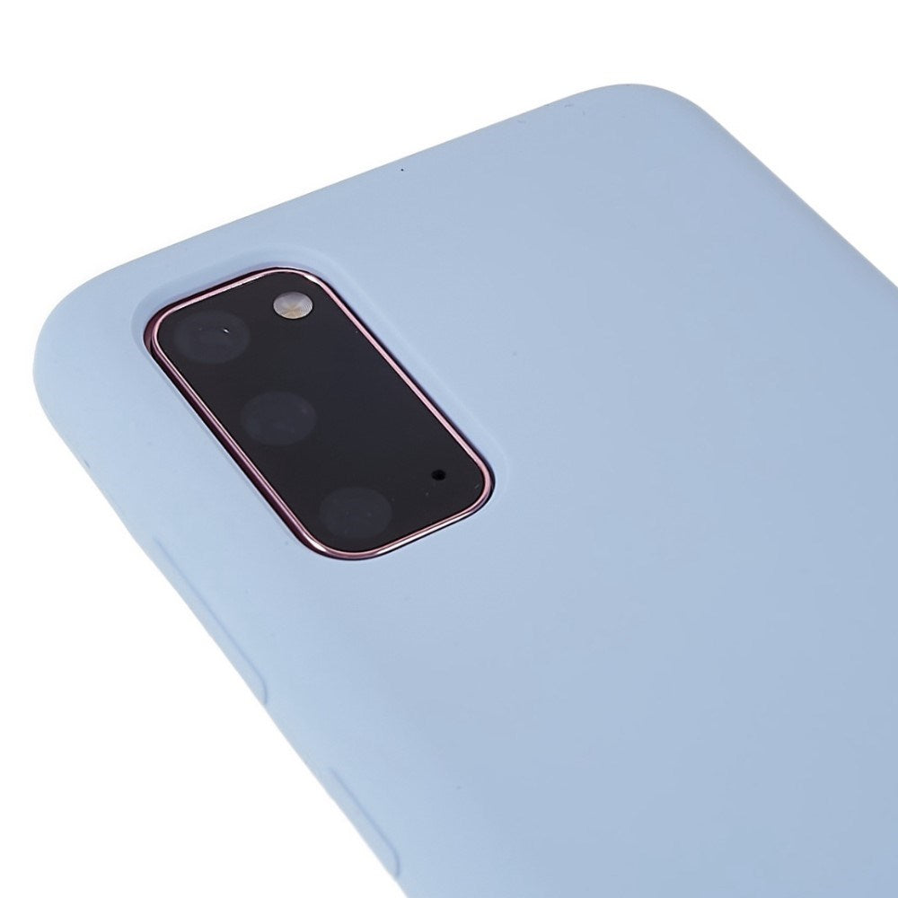 EIDERWOOD Samsung Galaxy S20 Lined Silicone Case - Light Blue