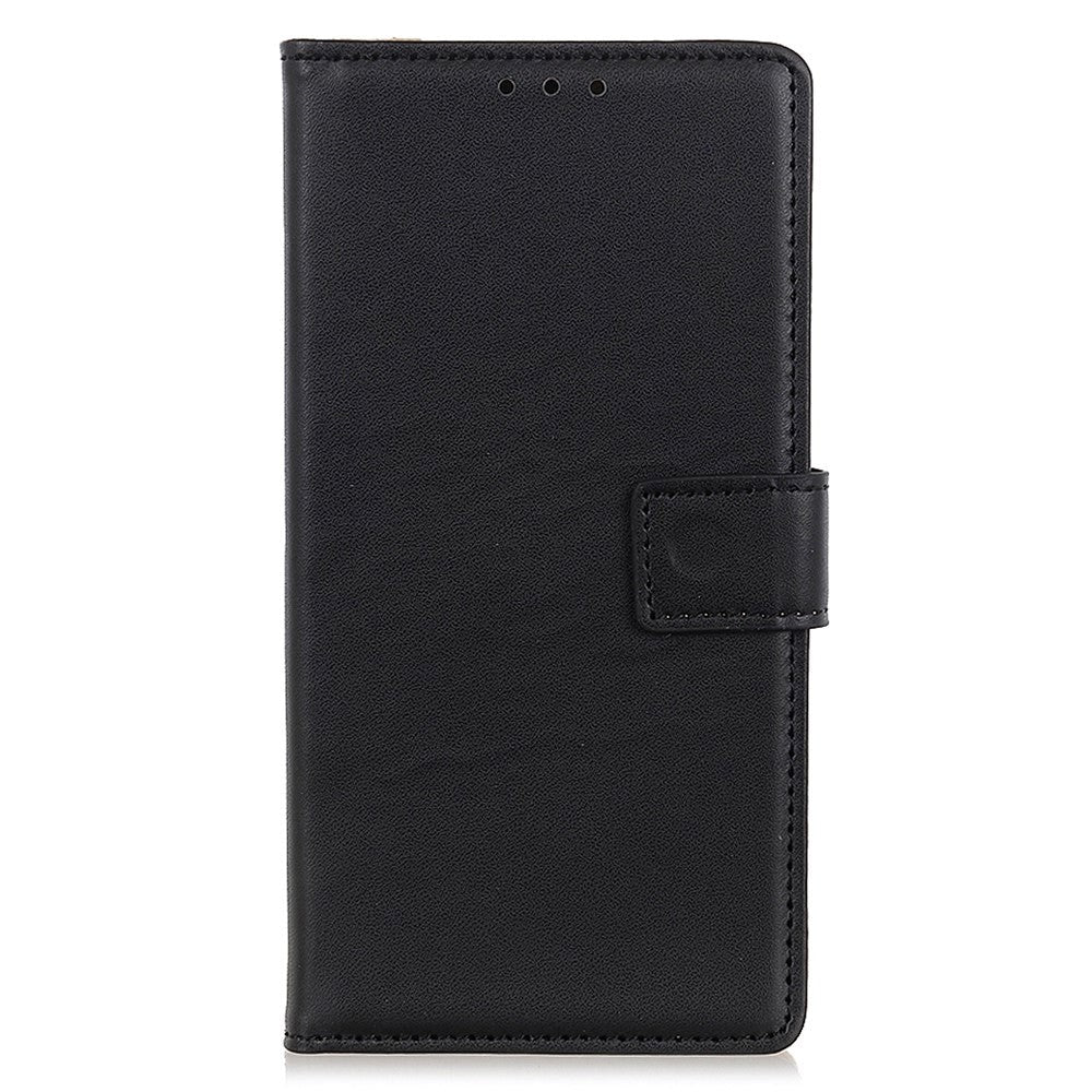 Samsung Galaxy M33 Leather Wallet Case & Kickstand - Black