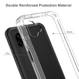 Samsung Galaxy Xcover 6 Pro Shock-Proof Hybrid Plastic Case - Transparent