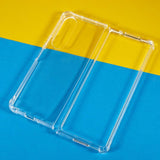 EIDERWOOD Samsung Galaxy Z Fold3 (5G) Plastic Case with Shock Absorbing Corners - Transparent
