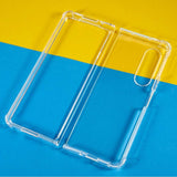 EIDERWOOD Samsung Galaxy Z Fold3 (5G) Plastic Case with Shock Absorbing Corners - Transparent