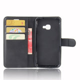 Samsung Galaxy XCover 4 / 4s Soft Pouch Leather Wallet Case Black