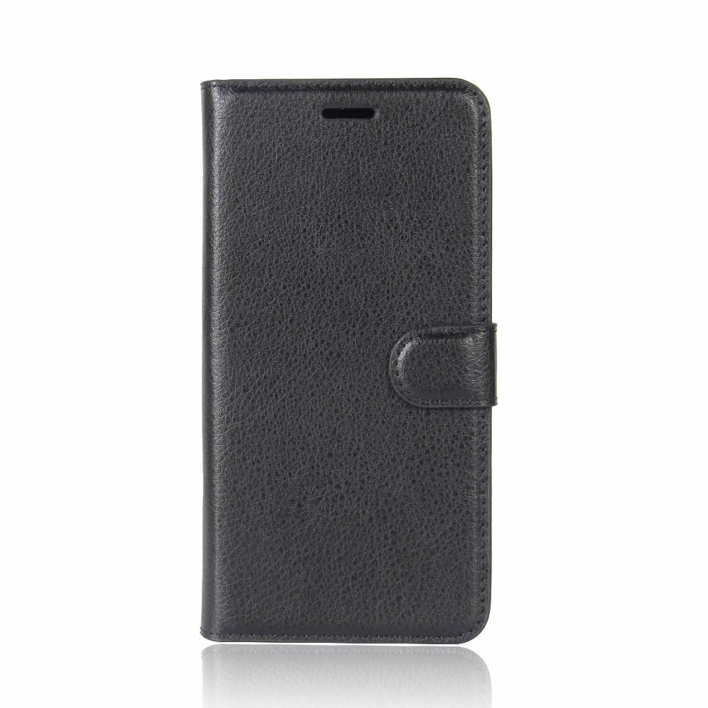 Samsung Galaxy J3 (2017) Soft Pouch Leather Wallet Case Black