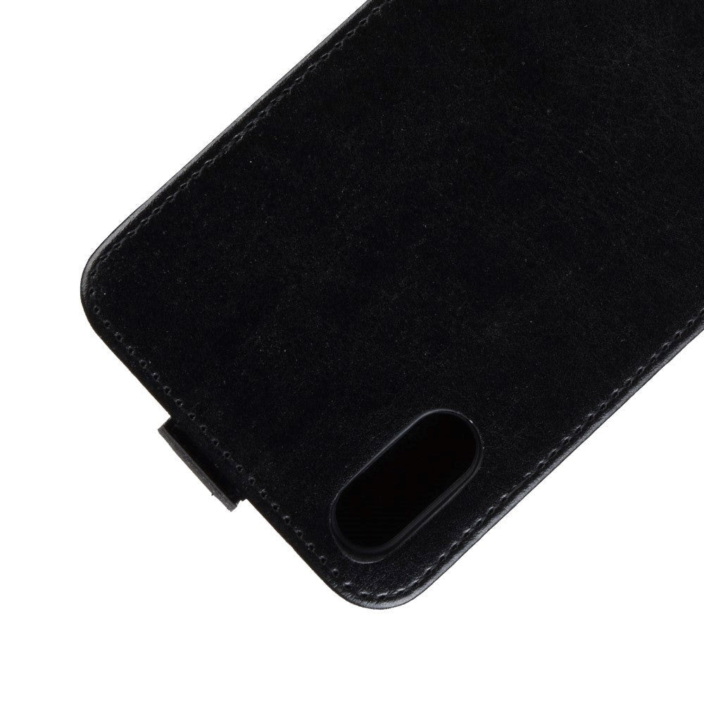 Sony Xperia L3 Leather Flip Case w. Card Holder Black