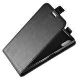 Sony Xperia L3 Leather Flip Case w. Card Holder Black