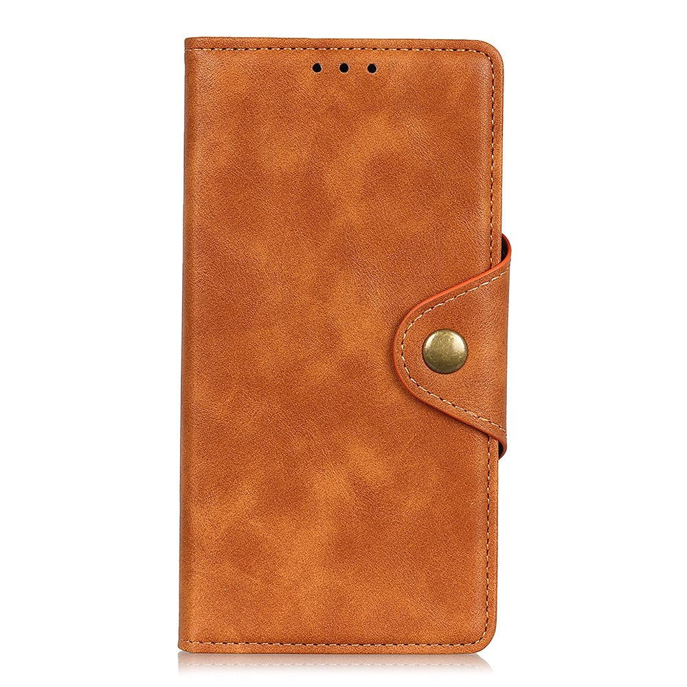 Sony Xperia L4 Retro Leather Wallet Case - Brown