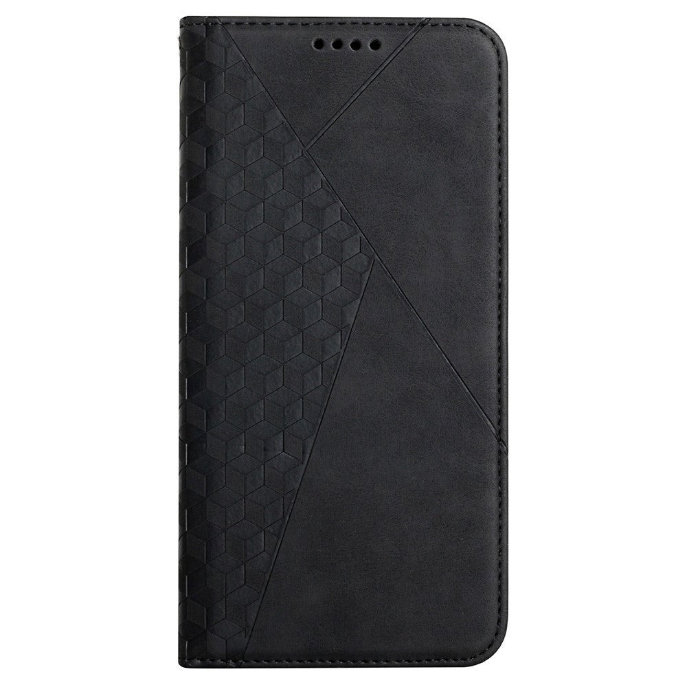 Sony Xperia 10 III PU Leather Flip Case with Card Holder - Black