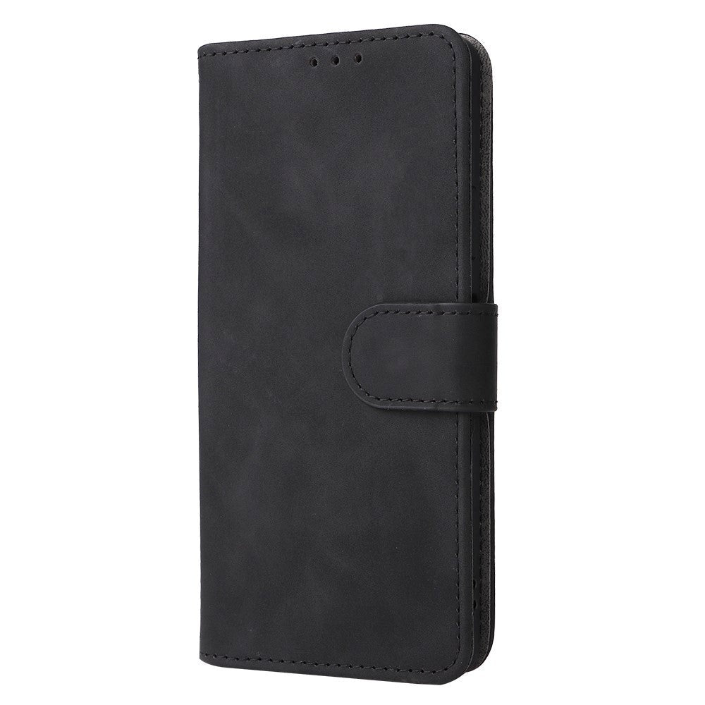 Sony Xperia 10 IV Soft Artificial Leather Wallet Case - Black