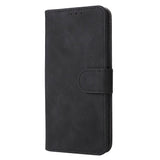 Sony Xperia 10 IV Soft Artificial Leather Wallet Case - Black