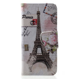 Huawei P20 Lite Leather Wallet Case & Print - Eiffel Tower