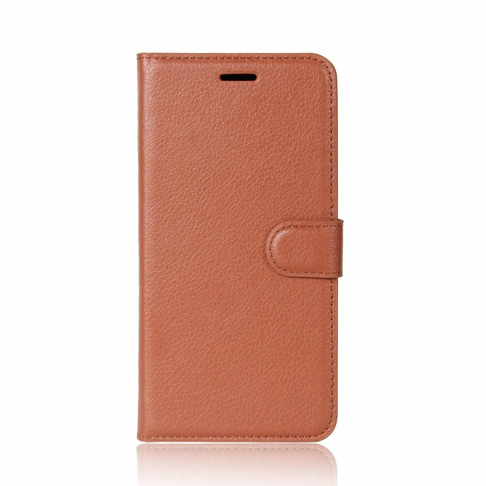 Huawei P20 Pro Leather Wallet Case Soft Pouch Brown